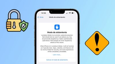 Modo Aislamiento iPhone