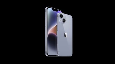 iphone 14 azul portada