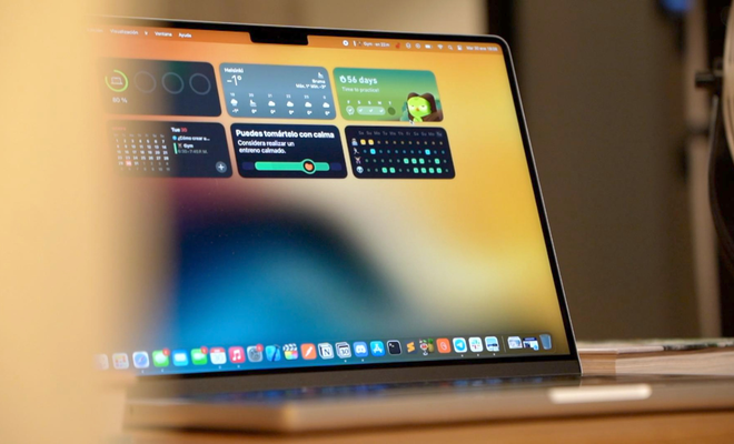MacBook Pro M3 widgets