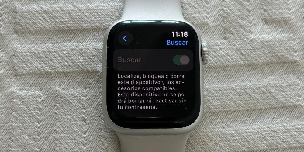 Apple watch pantalla pérdida