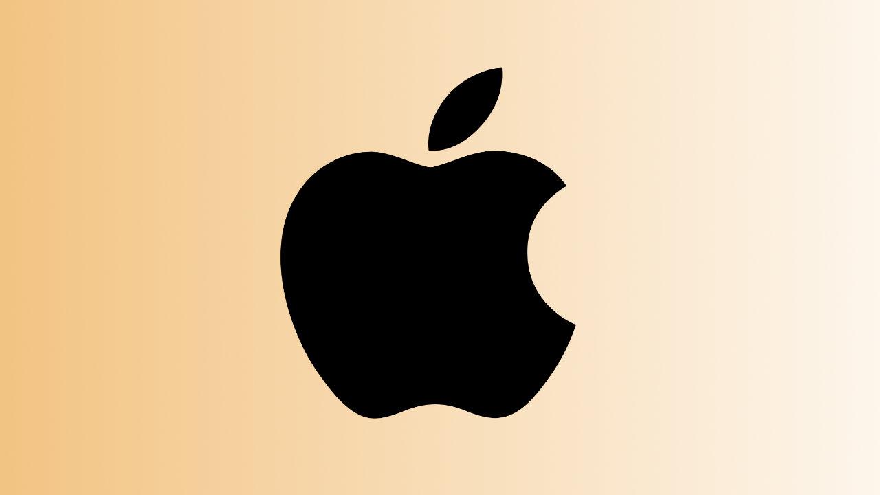 apple logo negro