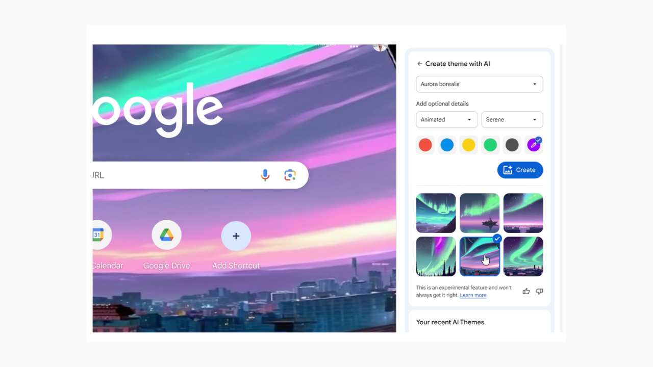Google Chrome temas personalizados