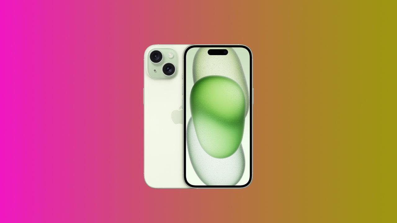 iphone 15 plus verde portada