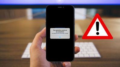 iPhone error