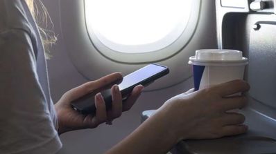 iPhone avión