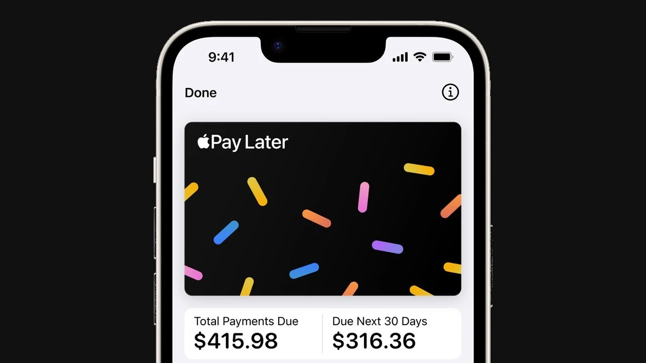 Apple Pay Later iPhone