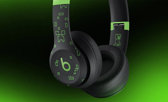 Imagen de los Beats Solo Pro edición Minecraft