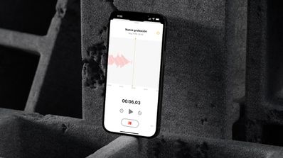 Grabar audio con Notas