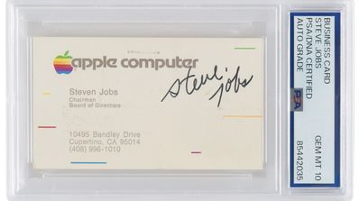 Tarjeta Steve Jobs