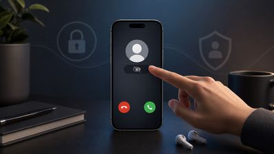 Mockup de número oculto en el iPhone | Imagen no oficial