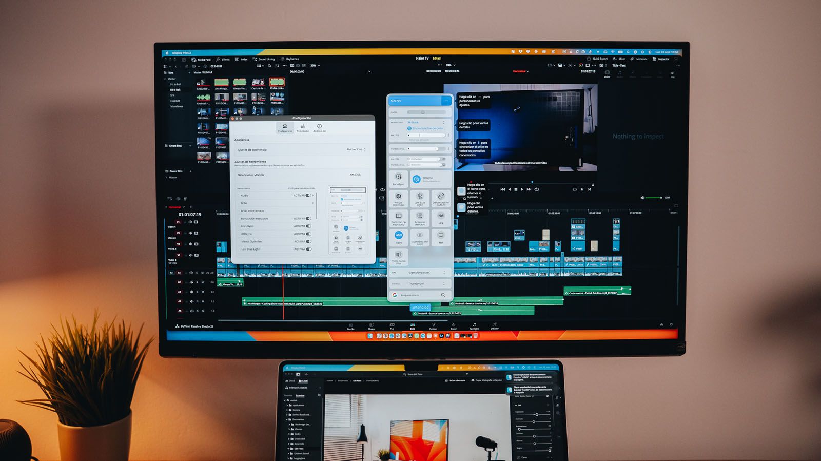 Monitor 5K BenQ MA270S para Mac | Foto La Manzana Mordida