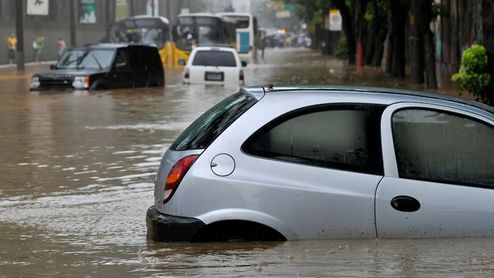 inundacion por lluvias intensas DANA