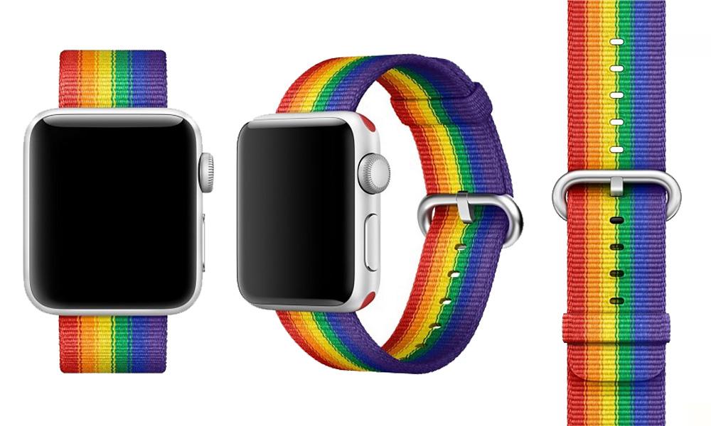 Apple Watch con correa en favor de organizaciones LGBT