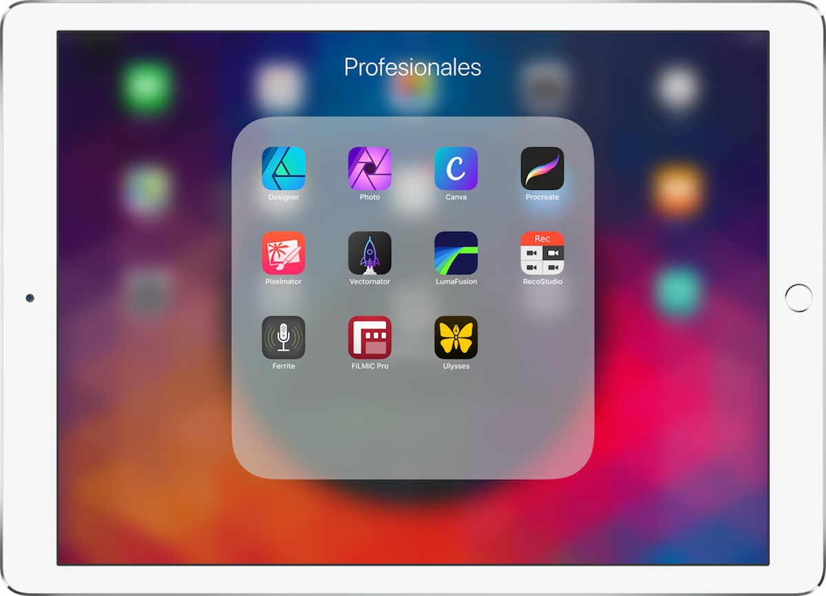 iPad Ricky Apps profesionales