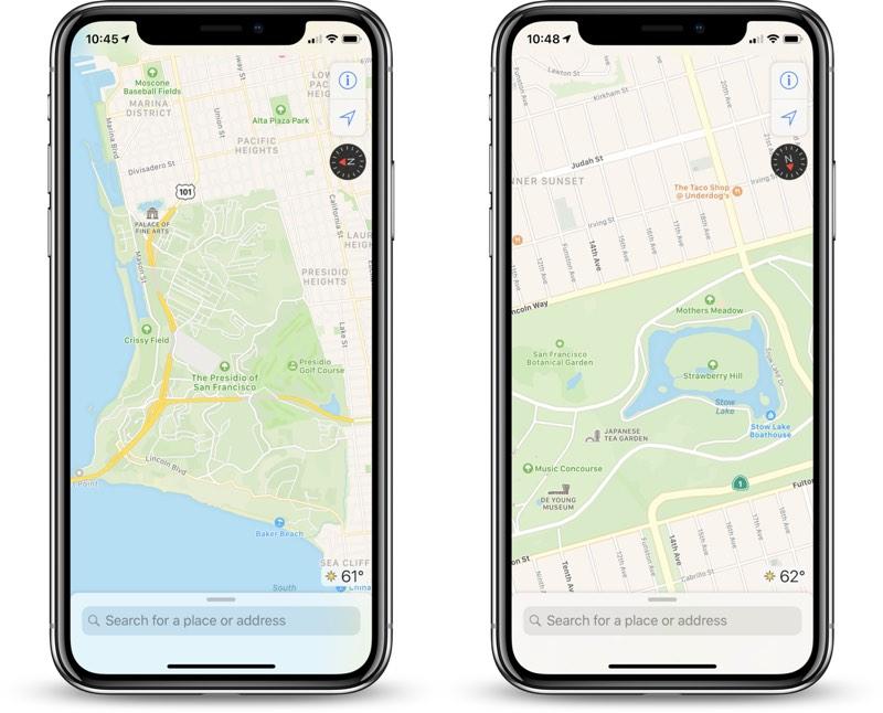 Apple Maps en iPhone