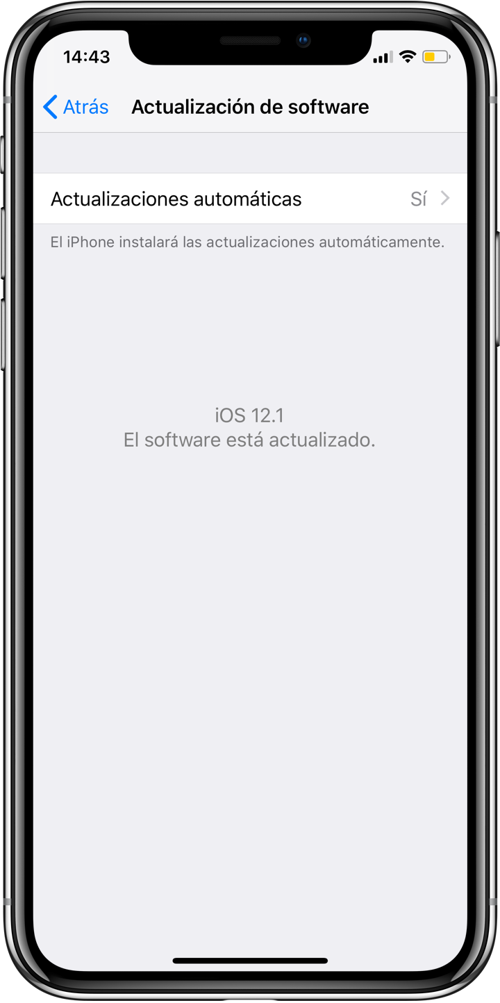 iPhone X ahorro bateria iOS 12