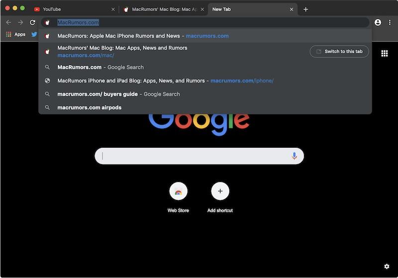 Modo Oscuro Google Chrome