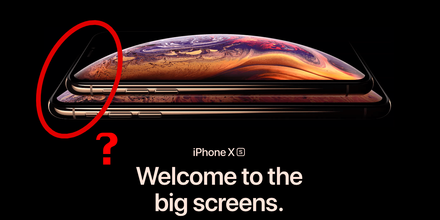 iPhone XS engaño notch