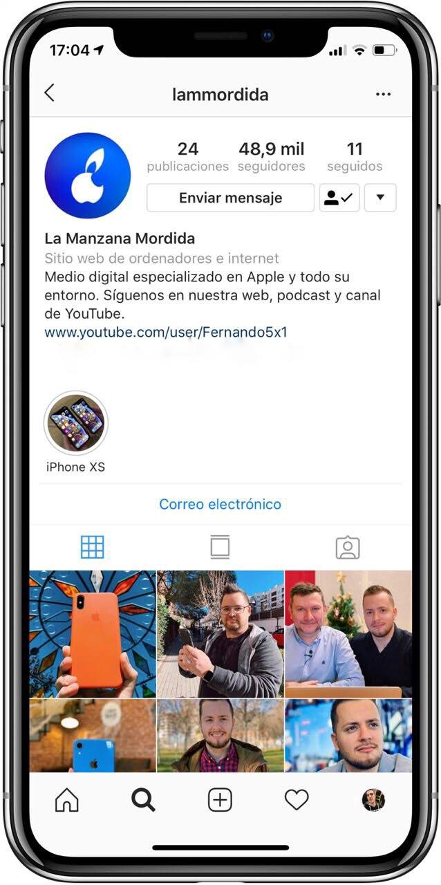 Instagram La Manzana Mordida