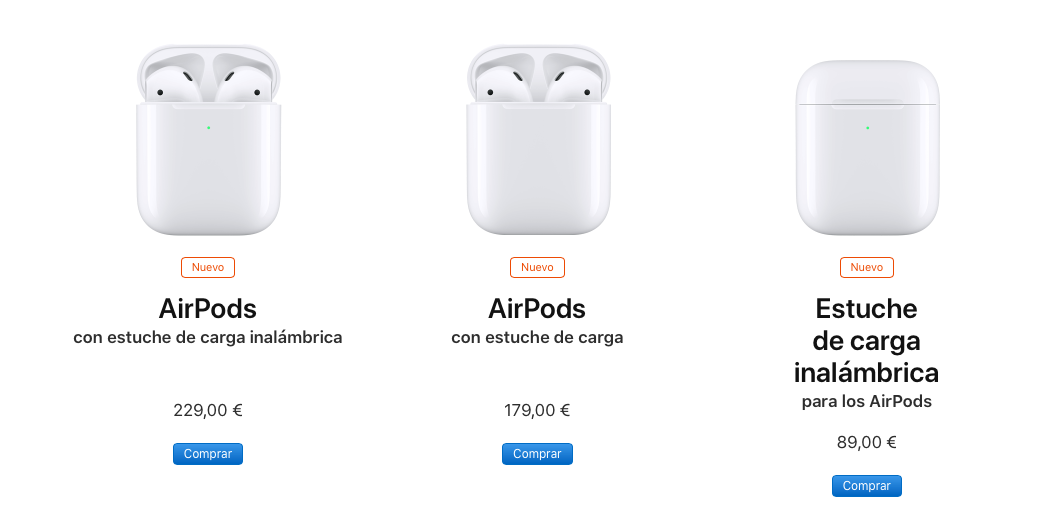 Apple lanza los AirPods de segunda generación con estas novedades