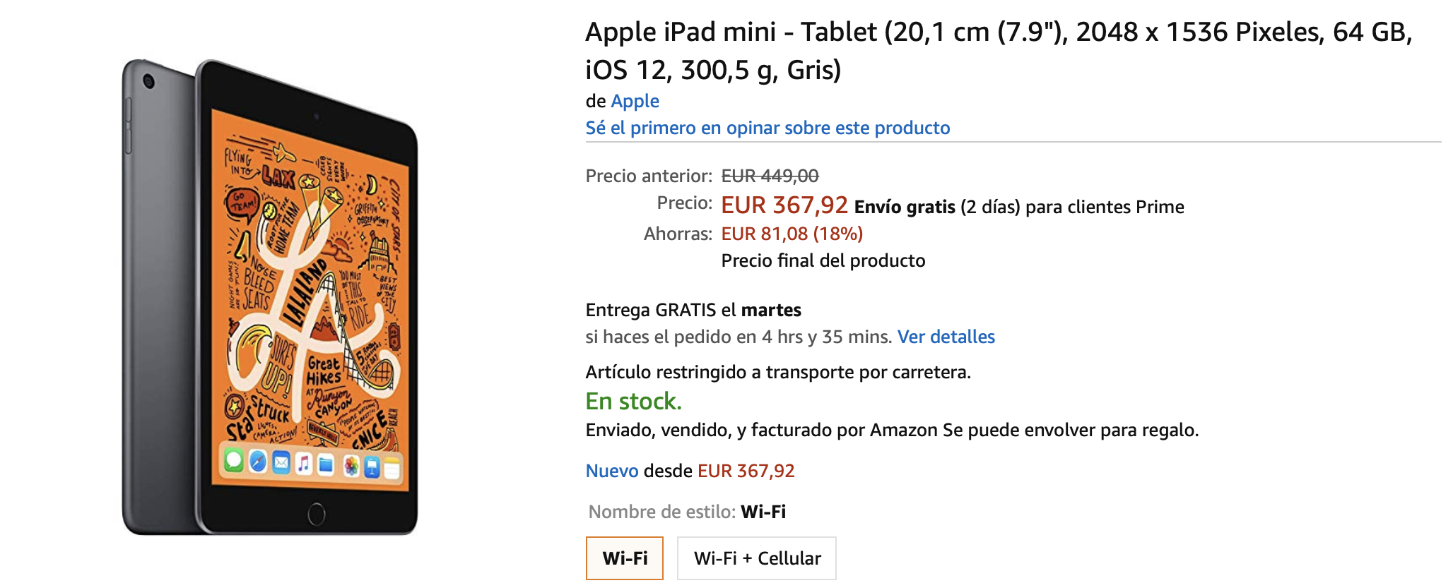 iPad mini 5 oferta