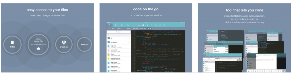 Koder Code Editor apps gratis iphone ipad
